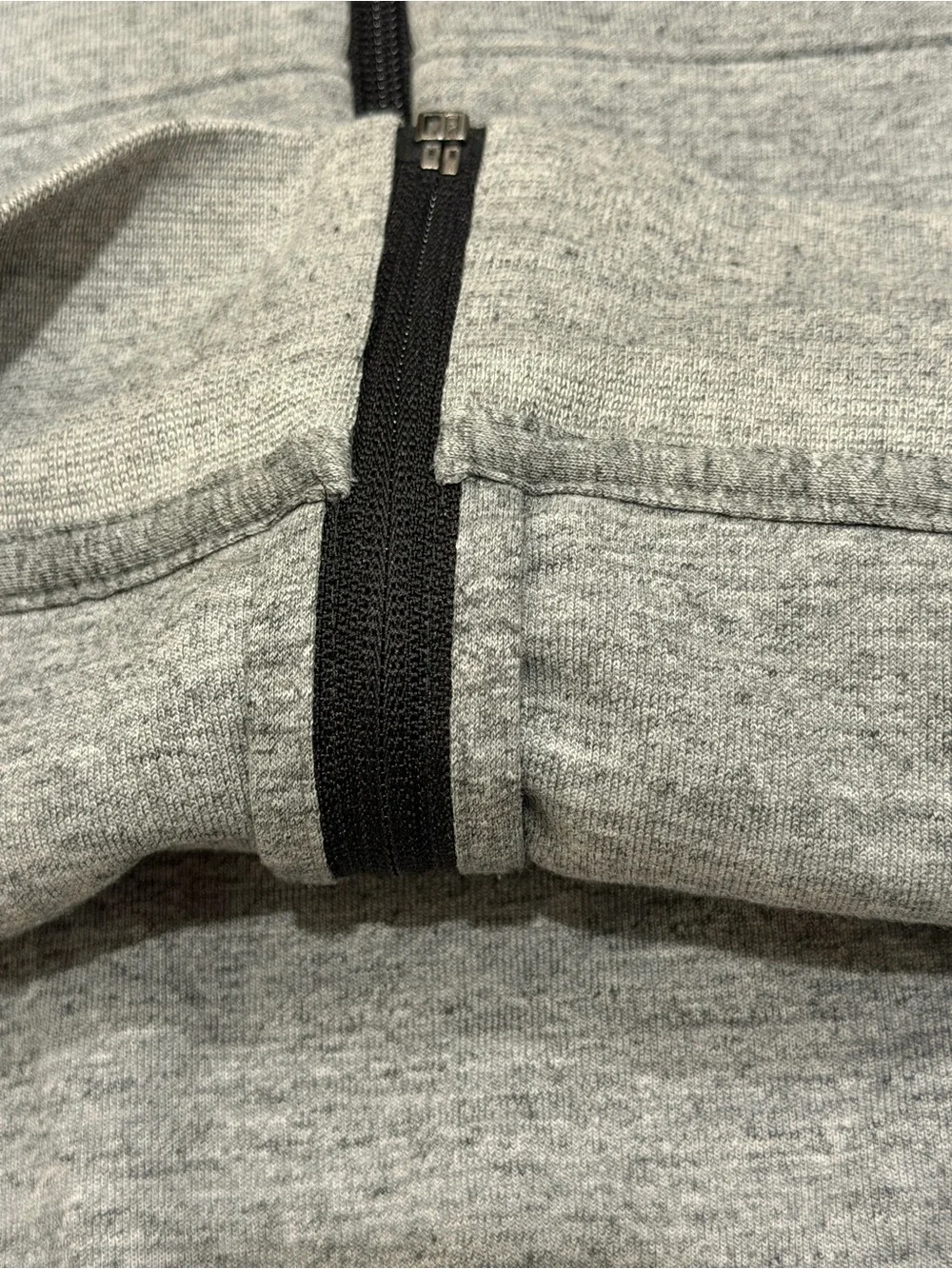 Polo Ralph Lauren Gray Double-Knit Full-Zip Hoodie Size L Authentic QR code